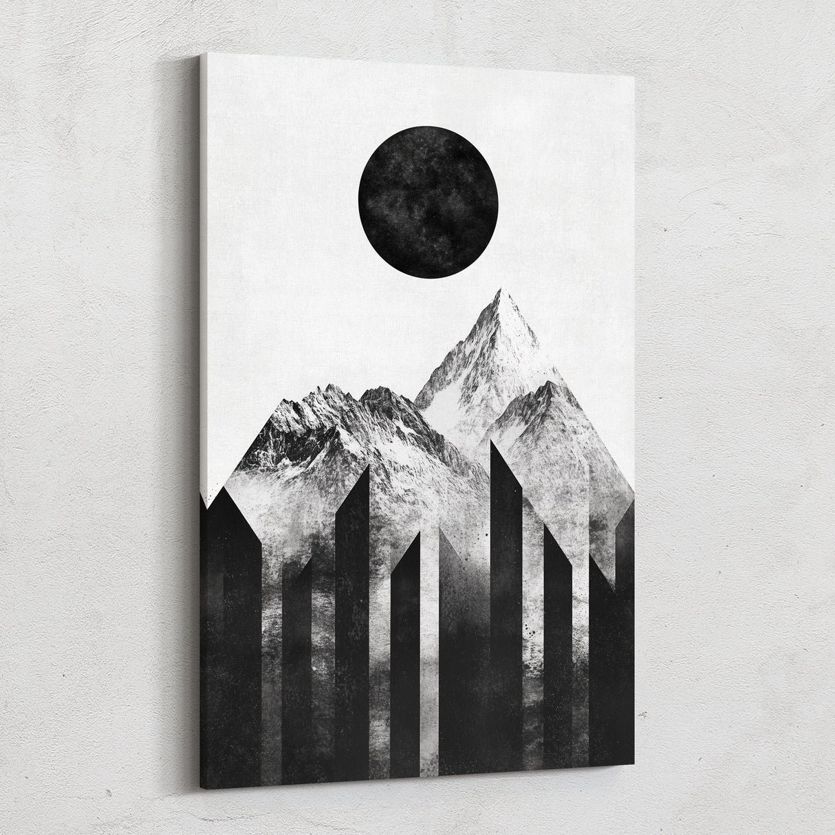 Eclipse Over Peaks