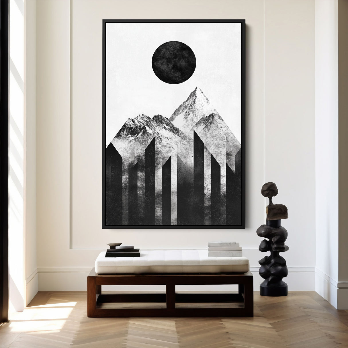Eclipse Over Peaks