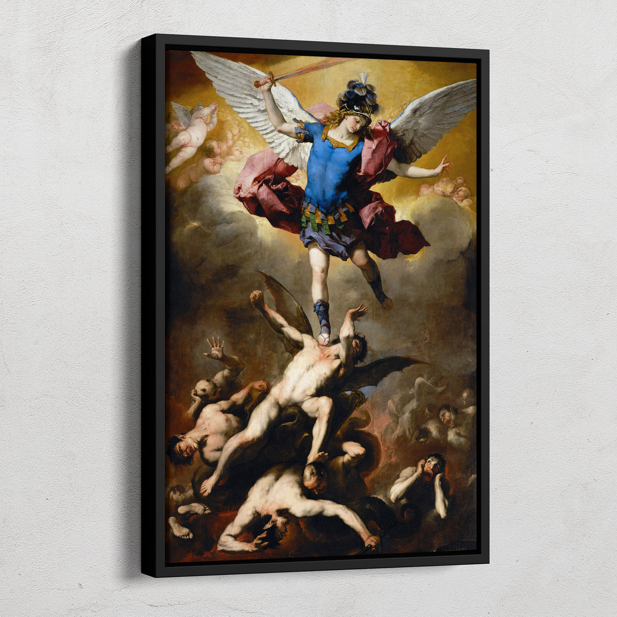 The Fall of the Rebel Angels - Luca Giordano