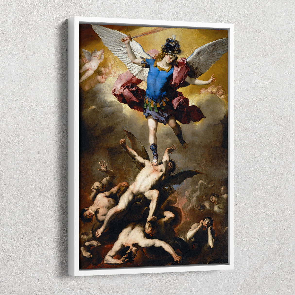 The Fall of the Rebel Angels - Luca Giordano