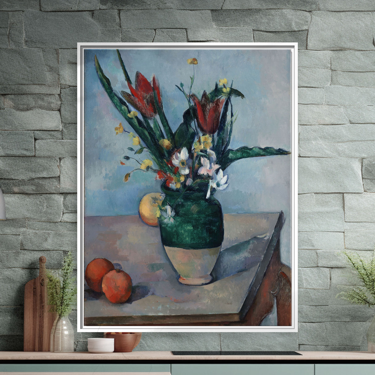 Vase of Tulips - Paul Cézanne