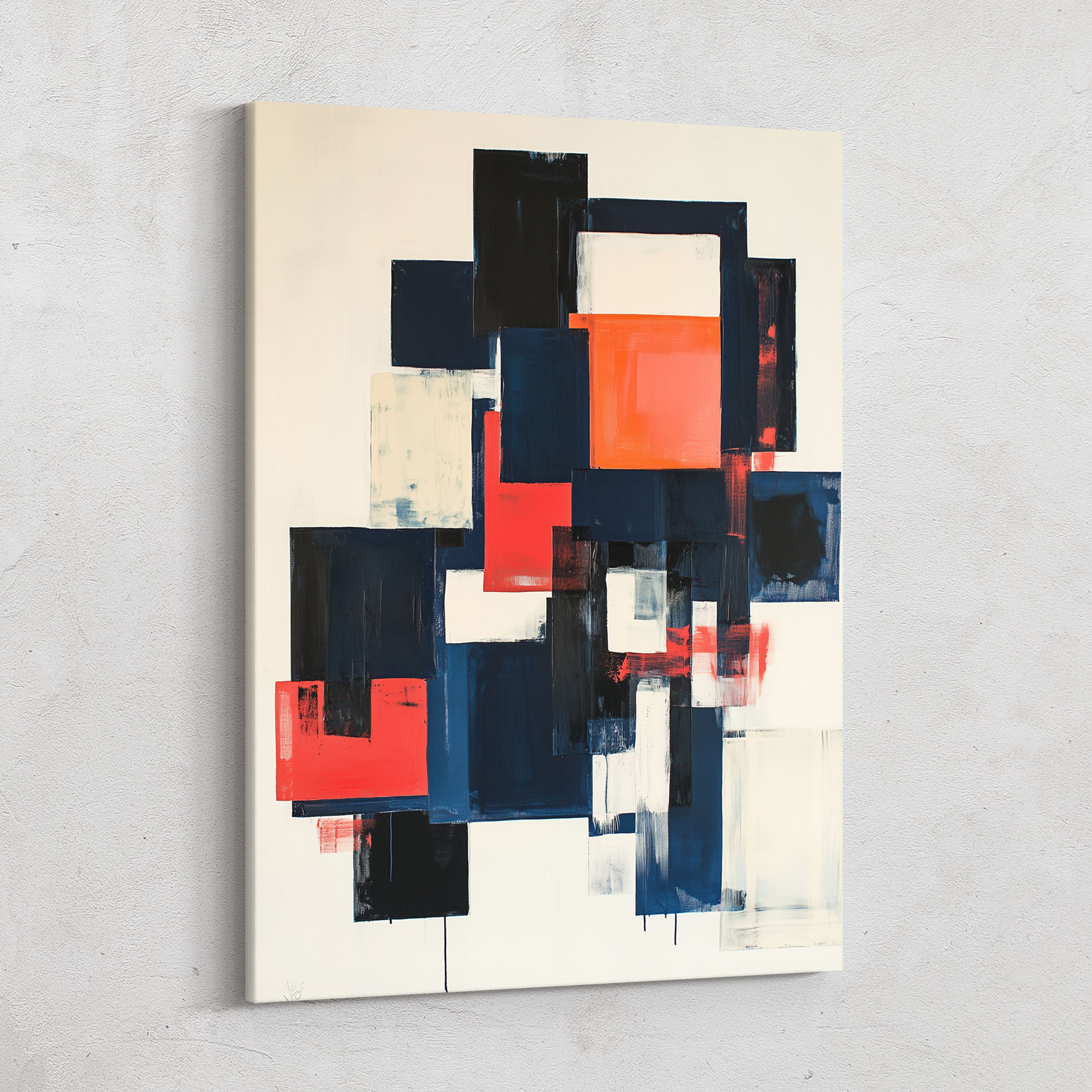Fragmented Harmony – Modern Contemporary Abstract Art – Cozy Art Nest