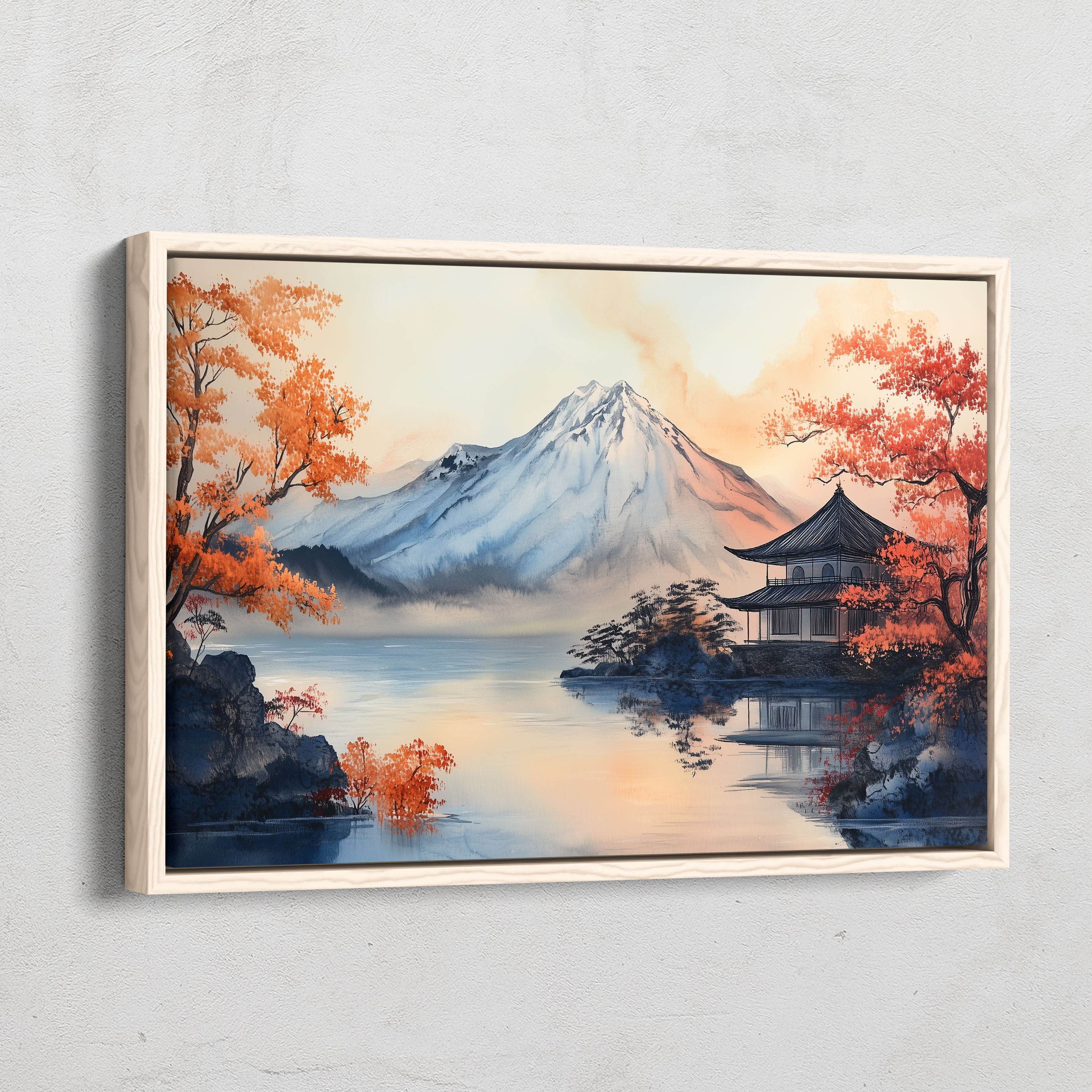 Serenity of Fuji – Japanese-Inspired Mountain Wall Art – Cozy Art Nest