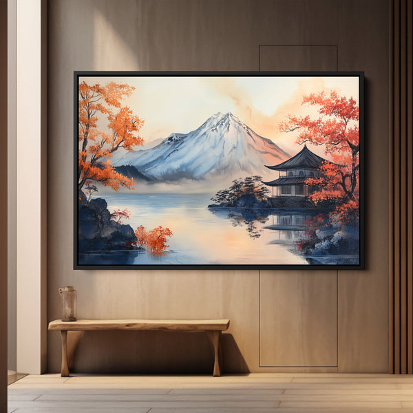 Serenity of Fuji – Japanese-Inspired Mountain Wall Art – Cozy Art Nest